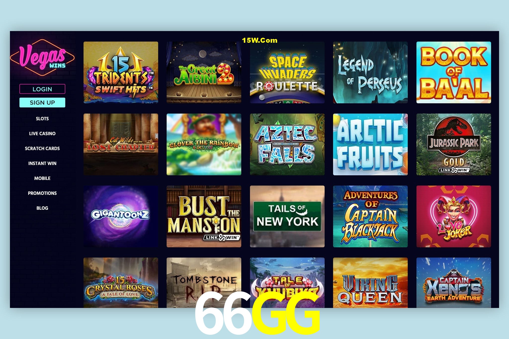 Mesa de Blackjack 66GG